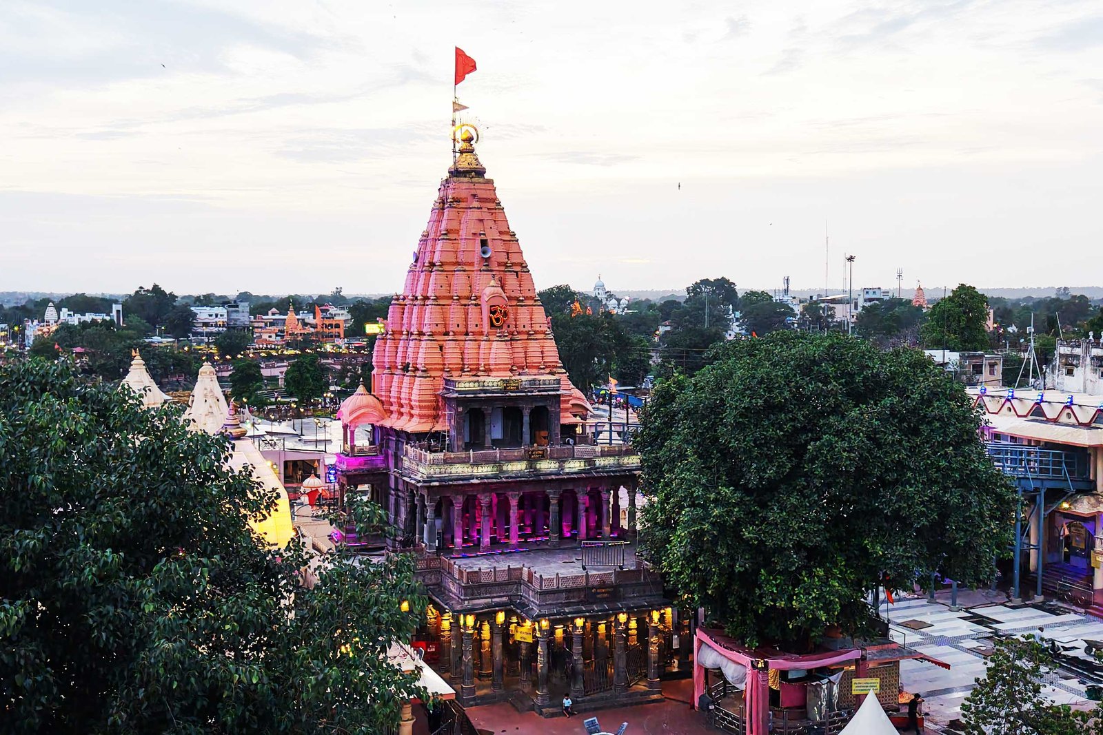 The Mahakaleshwar Jyotirlinga temple in Ujjain, Madhya Pradesh